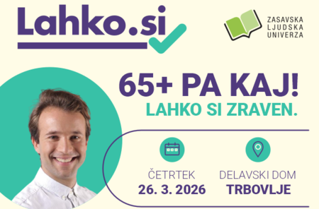 Vabilo na dogodek Lahko.si - 65+ pa kaj!